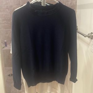 Blue JCrew sweater